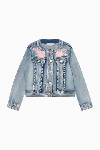 Floral Denim Jacket