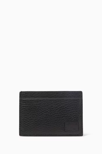 Logo Cardholder in Leather