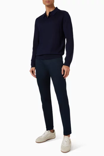 Polo Shirt in Merino Wool