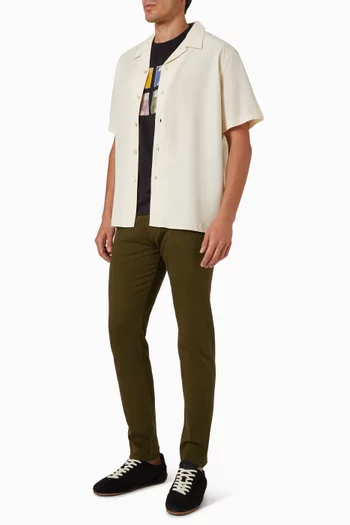 Garment-dyed Jeans in Stretch Denim
