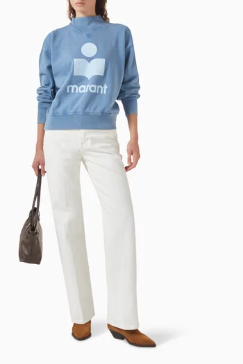 Moby Sweatshirt in Cotton Blend