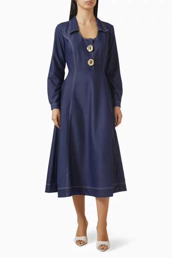 Zoe Button Dress