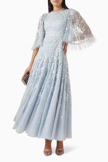 Scatter Blossom Ankle Gown