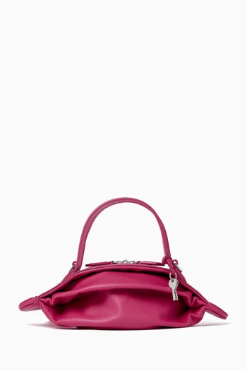 Mini Kumo Crossbody Bag in Leather