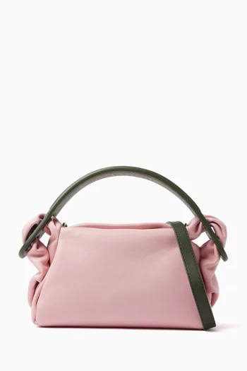 Mini Furoshiki Crossbody Bag in Leather