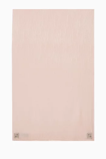 Bead-embellished Scarf in Silk