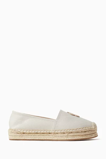 Double B Monogram Espadrilles in Canvas