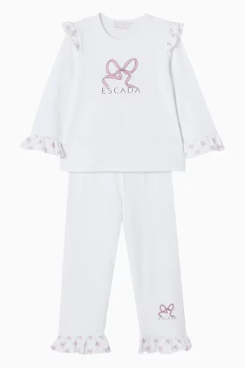 Bow Top & Pants Set