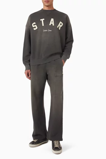 Unisex Wide Jogging Pants in Cotton