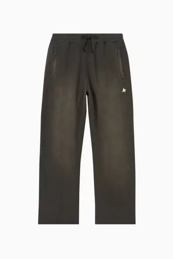 Unisex Wide Jogging Pants in Cotton
