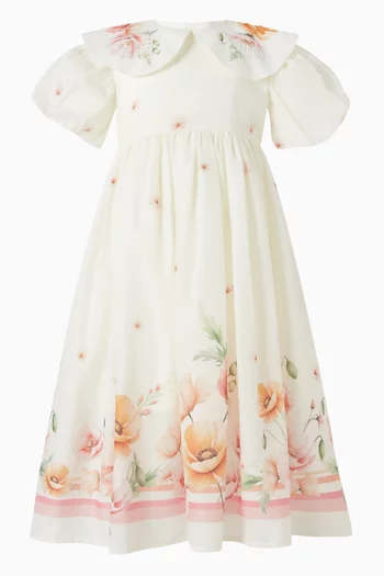 Floral Print Midi Dress