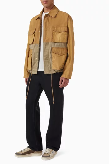 Unisex Puck Pocket Jacket in Cotton