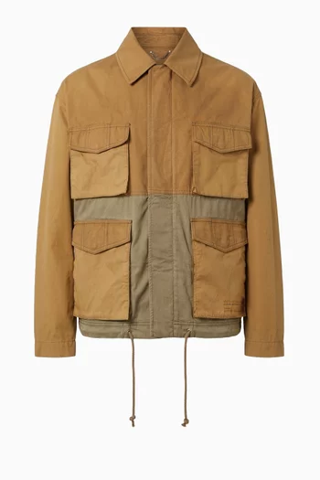 Unisex Puck Pocket Jacket in Cotton