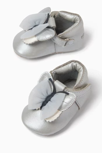 Amdy Shoes in Metallic Leather