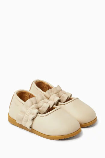 Tiffie Ballet Flats in Leather