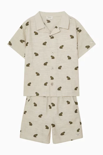 Deccie Shirt in Linen-cotton