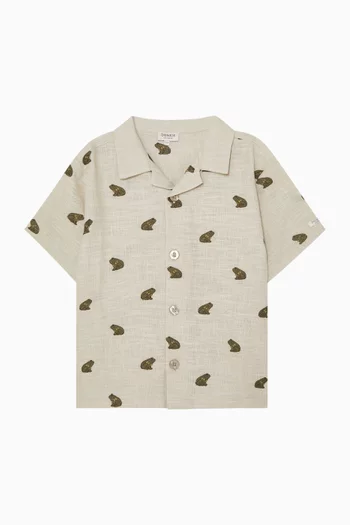 Deccie Shirt in Linen-cotton