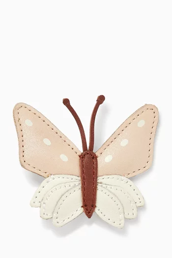 Zaza Sky Hairclip in Metallic Leather