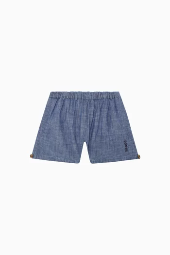 Dantien Shorts in Organic Chambray