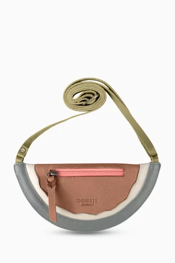 Nanoe Watermelon Shoulder Bag in Leather