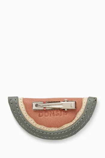 Nanoe Fruit Hairclip in Leather