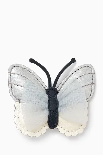 Alja Hairclip in Metallic Leather