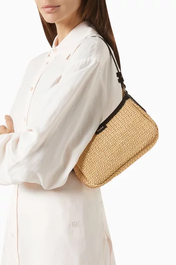 Small Shoulder Bag in Raffia