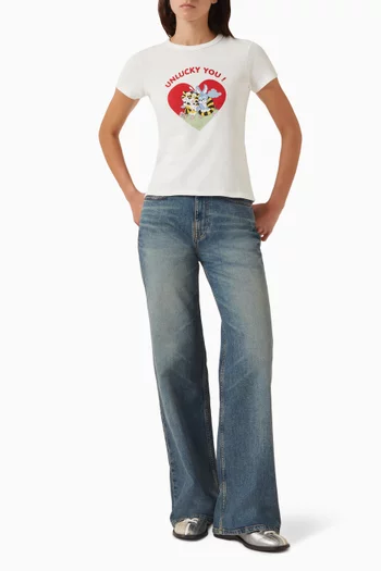Cartoon T-shirt in Cotton