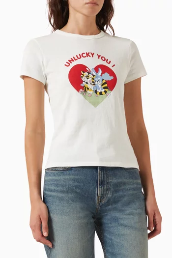 Cartoon T-shirt in Cotton