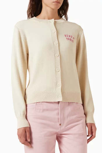 Boke Heart Cardigan in Cotton Blend