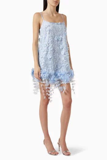 Rina Embellished Shift Mini Dress