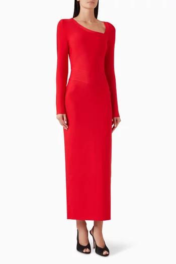 Celia Long-sleeve Gown
