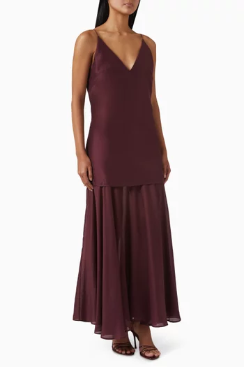Double-layered Strappy Dress