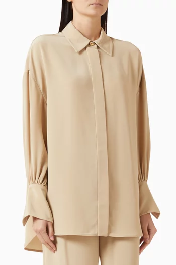 Camilla Shirt in Satin-twill