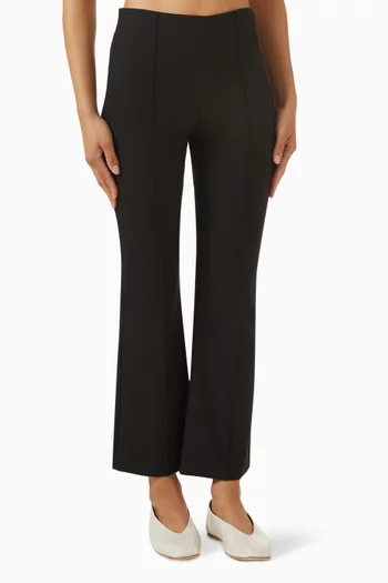 Niki Pintuck Crop Flare Pants