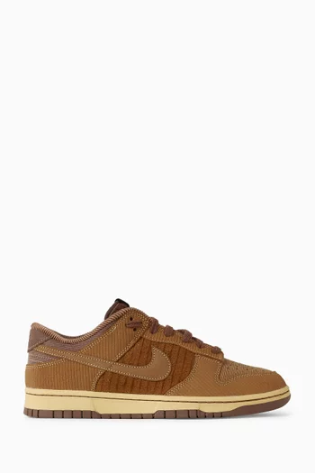 Dunk Low Retro Premium Sneakers in Corduroy