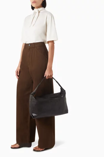 Berlingot Hobo Bag in Smooth Leather