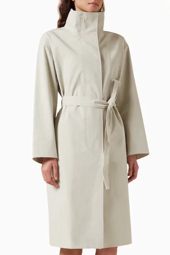 Paolo High-neck Trench Coat