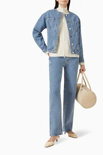 Gabi Zip Cardigan in Cashmere