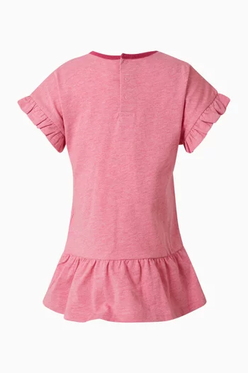 Logo Ruffle Dress