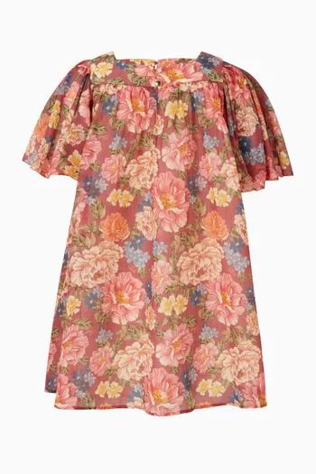 Floral All-Over Print Dress