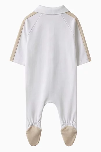 Collared Sleepsuit in Cotton