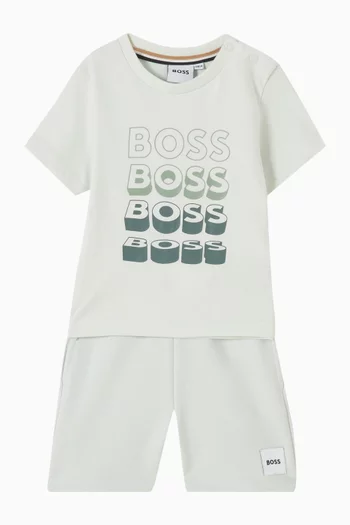 Logo T-shirt in Cotton-jersey