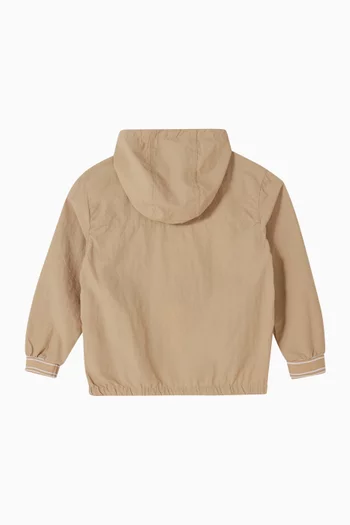 Zip Cargo Hooded Jacket