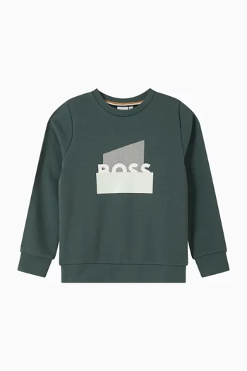 Logo Sweatshirt in Cotton