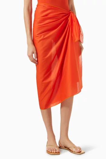 Cabine Sarong in Cotton Voile