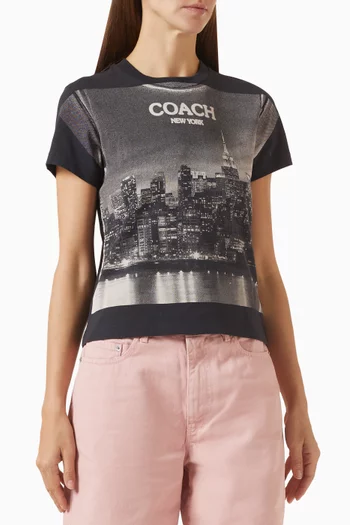 Postcard 90's Fit T-shirt in Cotton