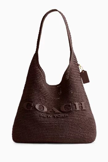 Brooklyn Shoulder Bag in Straw