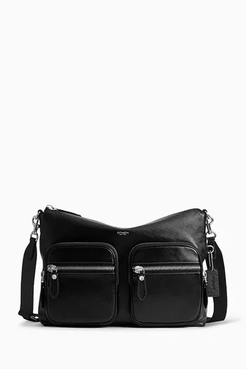 Domino File Bag in Leather