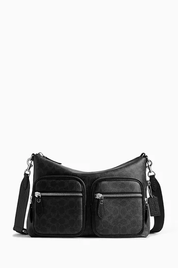 Domino File Bag in Signature Canvas
